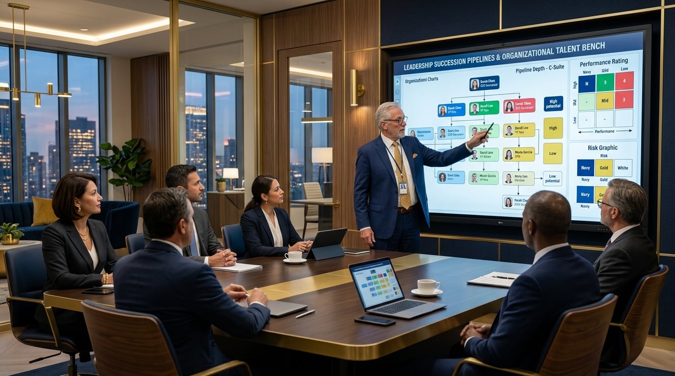 Executive Succession Planning, Talent Bench Strength & Leadership Pipeline